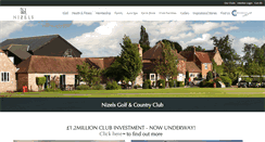 Desktop Screenshot of nizelsgolfandcountryclub.com